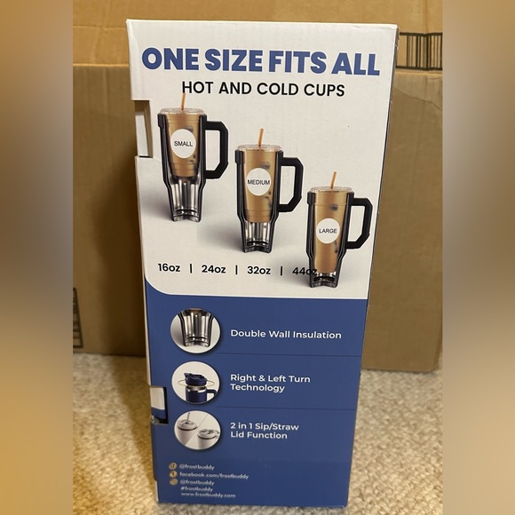 Frost Buddy Thicc Buddy 50oz White NEW IN BOX - Picture 8 of 14